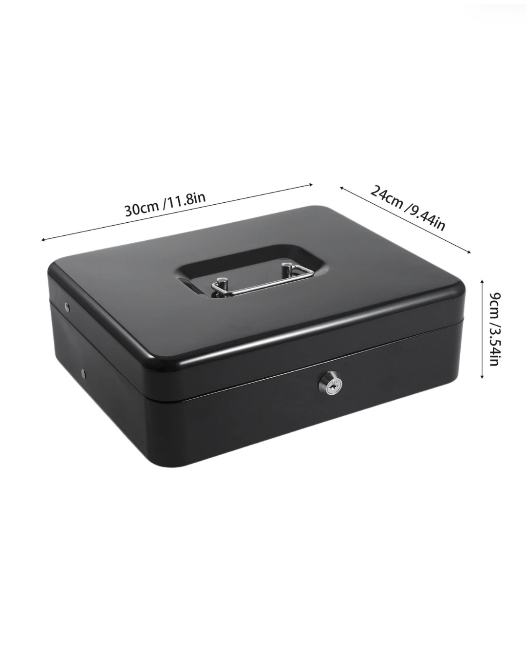 Caja Chica Metálica con Llave