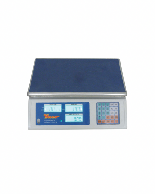 Balanza Digital de 30kg con Plato Metálico – Recargable